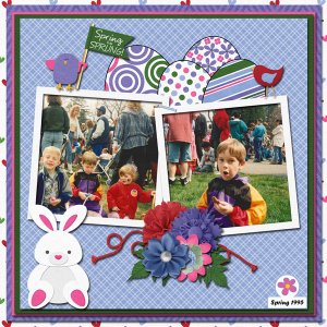 Hello Spring I used the Kit provided