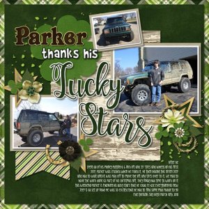 Parker Thanks his Lucky Stars
