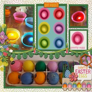 colorful Easter eggs
