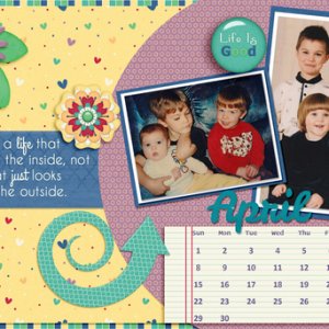April 2018 Calendar