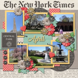 April Year of Blessings Challange. I used Magical Scraps Galore