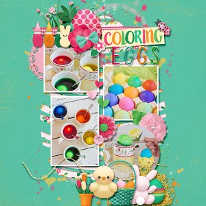 Coloring eggs