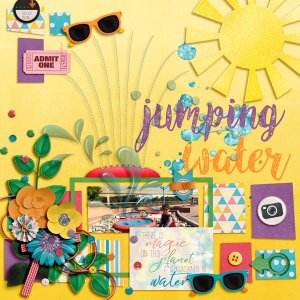 jumping water
