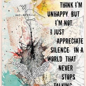 APPRECIATE SILENCE