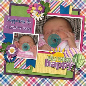 Happiness is a Sleeping Baby