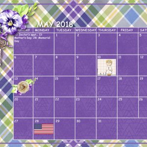 May Sum-Up Calendar