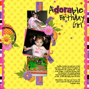 Adorable Birthday Girl