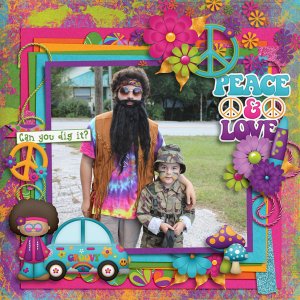 Peace + Love by BoomersGirl Designs