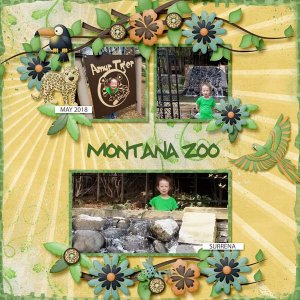 Surrena at the zoo