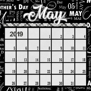 Becky's May 2019 Calendar