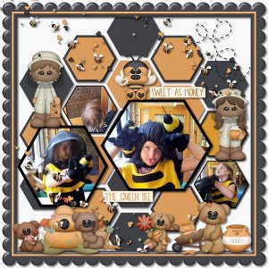 Honey Bees by BoomersGirl Designs