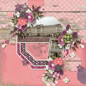 Heartstrings Scrap Art - Bold Background #4