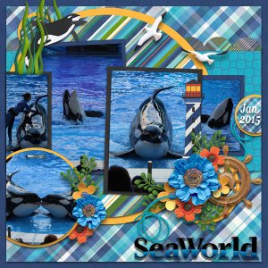 Vacation Album Templates by Miss Fish 02