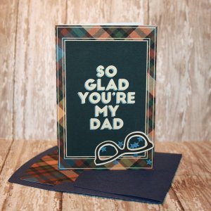 Father's Day Card with matching envie