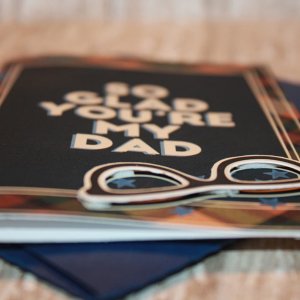 Father's Day Card with matching envie