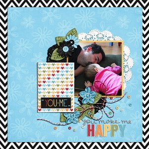 Brielle and Daddy