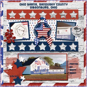 Ohio Barns 9-11 tribute