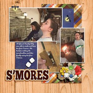 Lily's first Smores