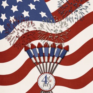 4th of July card