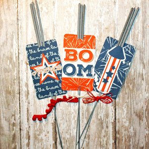 4th of July Sparkler holders