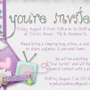 Slumber Party Invite