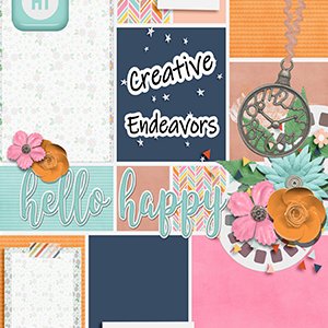 Planner page for creative endeavors