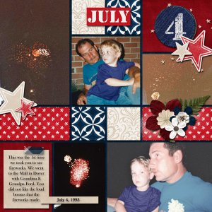 Template Challange#1July-The supplied template and #2017 July Kit by Connie
