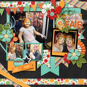 July 2018 Template Bundle and Fun at the Fair Collection both by Connie Pri