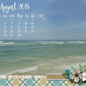 August 2018 calendar