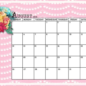 August Sum-Up Calendar
