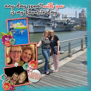Buffett Challange August-Friends are Forever kit by Pixelily + Blended 