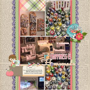 My Sewing area
