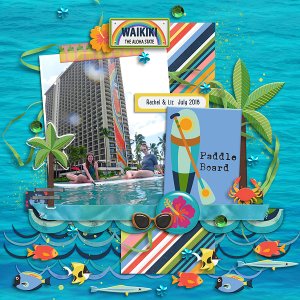 2018 Paddleboarding in Hawaii