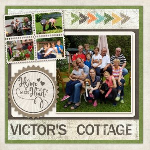 At Victor's Cottage