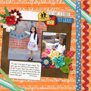 1st Day of School - 1st Grade