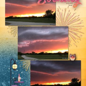 Texas sunset