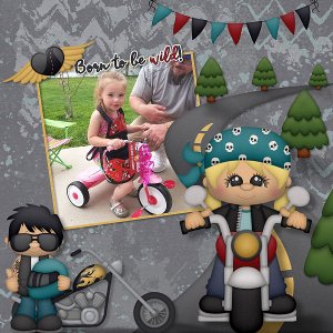 Born To Ride by Boomersgirl Designs