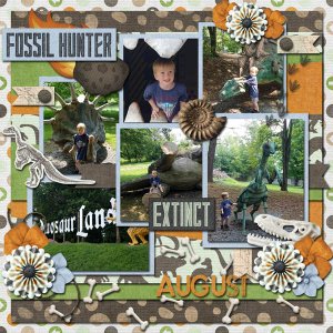 Year of Blessings August- CathyK Fossil Hunter Kit + Miss Fish Lots Pho