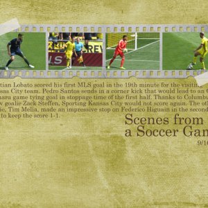 Scenes from a Soccer Game