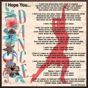 I hope you Dance