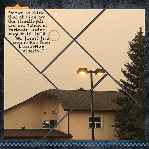 Smoke over Alberta