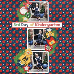 3rd day of kindergarten