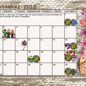 September Sum-Up Calendar