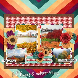 Fall Leaves Autumn Breeze b