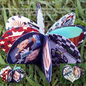 Heart shaped Hybrid Album