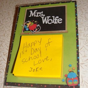 1st Day of School Teachers' Gift