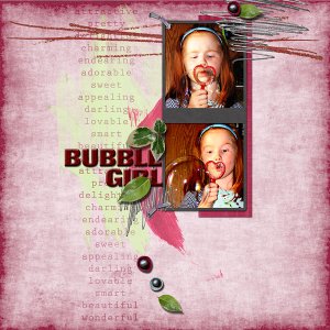 Bubble girl