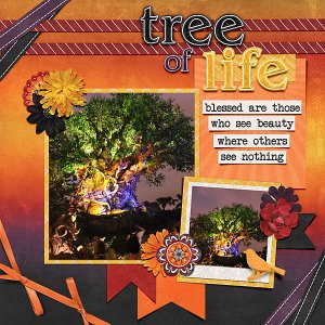 Tree of Life at night