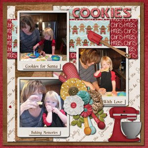 GS Birthday Challange Recipe Challange I used Laurie Scraps Baking Memories