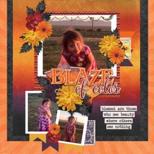 Blaze of color